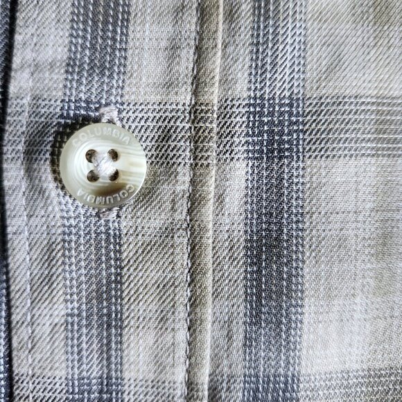 Columbia Sportswear Plaid Shirt Men's Medium Long Sleeve Button Down Cotton - Picture 6 of 11